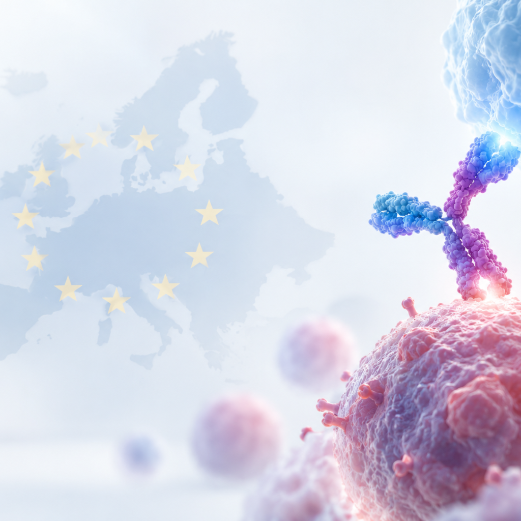 TALVEY (talquetamab) with daratumumab, with or without pomalidomide, for earlier-line treatment of relapsed or refractory multiple myeloma following positive CHMP recommendation.