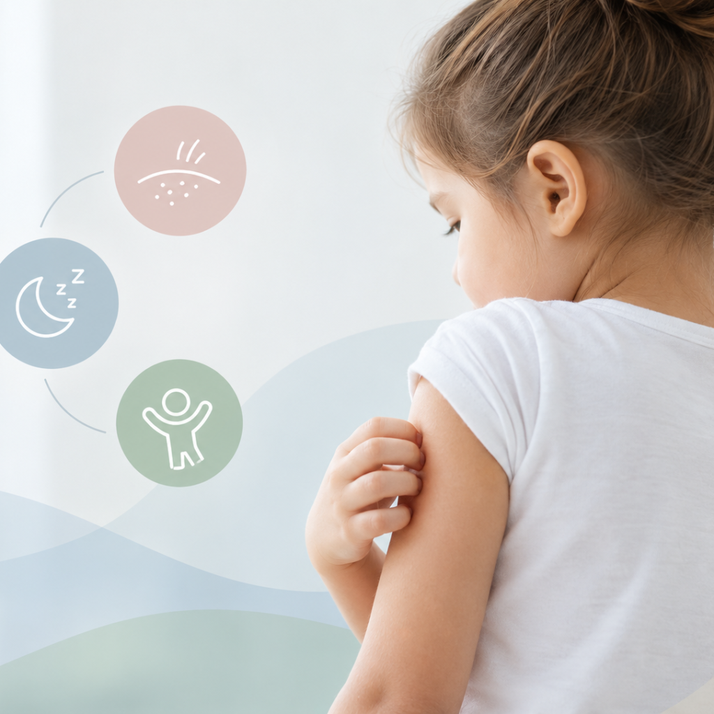 Nemolizumab Phase II study evaluating improvements in itch, sleep disturbance and quality of life in children with atopic dermatitis