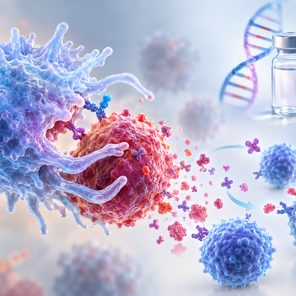 HCB101 macrophage checkpoint inhibitor combined with AST-301 HER2-directed DNA cancer vaccine for gastric and breast cancer immunotherapy research.
