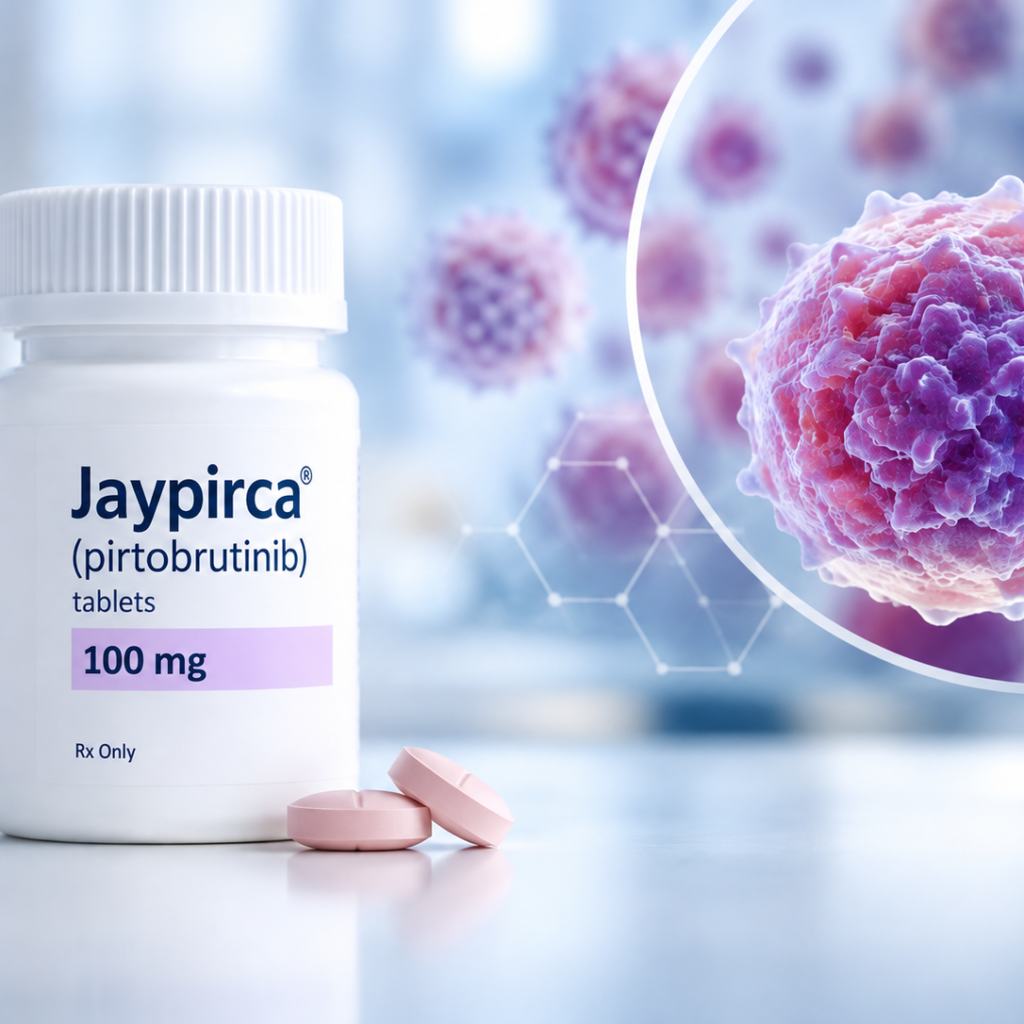 Jaypirca pirtobrutinib FDA approval for previously untreated CLL SLL