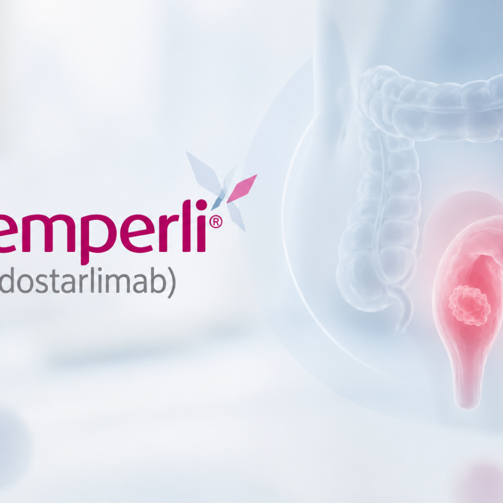 Jemperli dostarlimab immunotherapy for MSI-H/dMMR locally advanced rectal cancer
