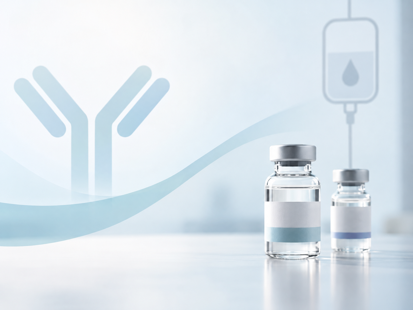 Illustration of investigational TAK-881 subcutaneous immunoglobulin 20% therapy, which reduced infusion volume by 50% in the Phase 2/3 IgGNITE trial for primary immunodeficiency disease.