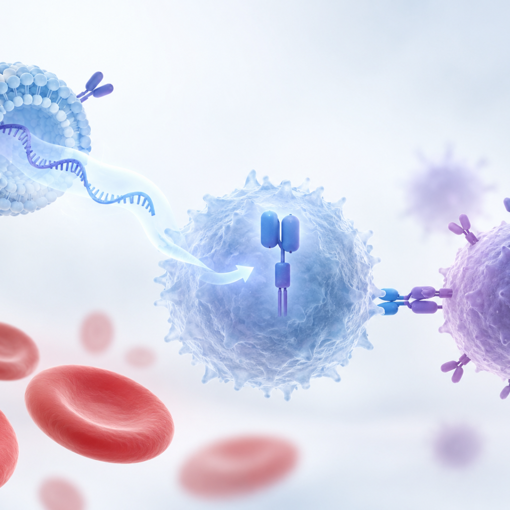 GT801 in vivo CAR-T therapy targeting CD19-positive B cells for autoimmune hemolytic anemia