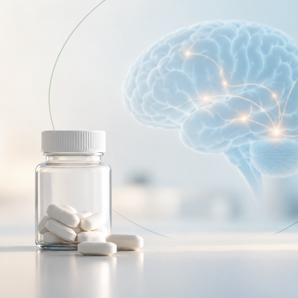 Illustration of oral zervimesine development for a pivotal Phase 3 trial in dementia with Lewy bodies