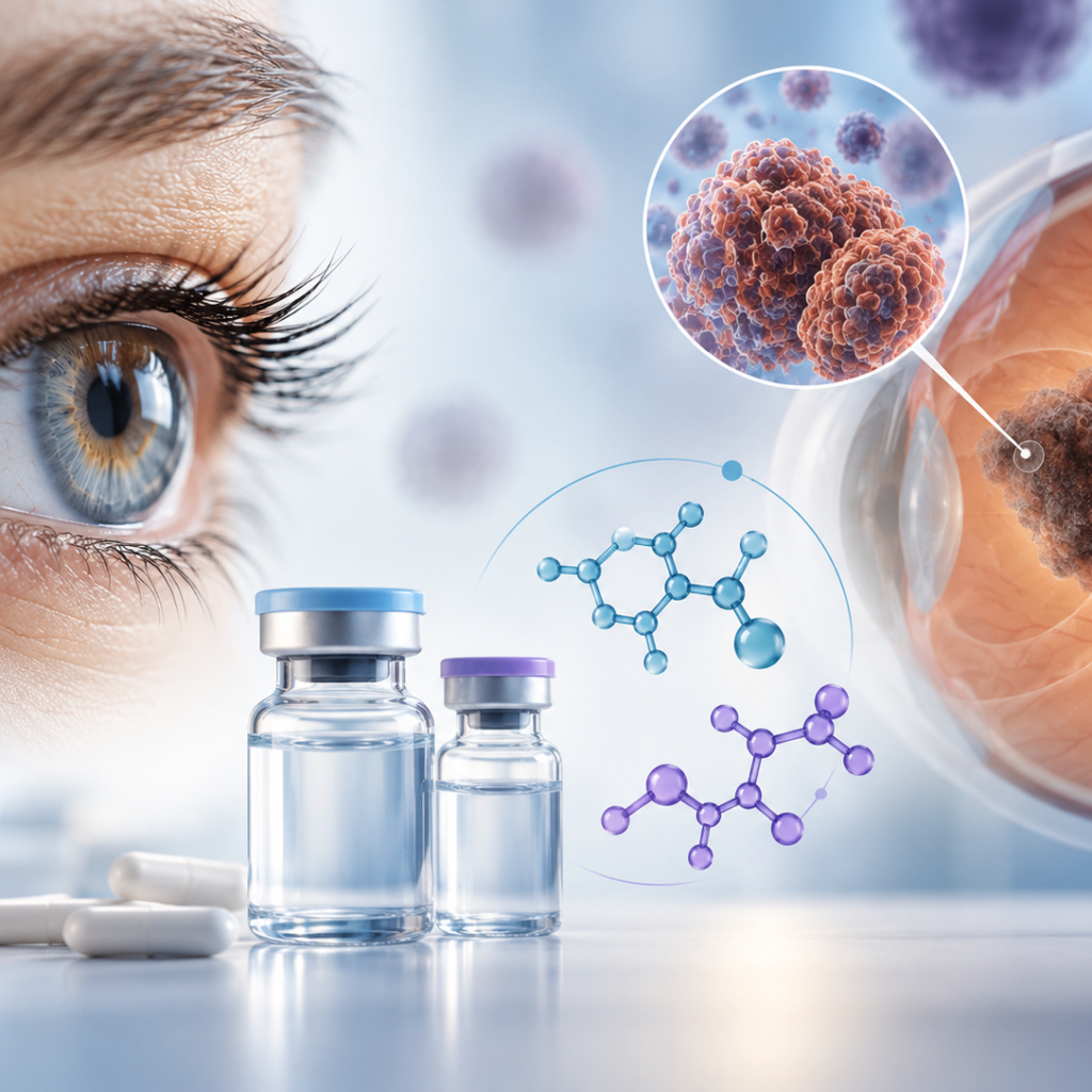 Darovasertib plus crizotinib clinical trial results in metastatic uveal melanoma and neoadjuvant darovasertib for eye preservation