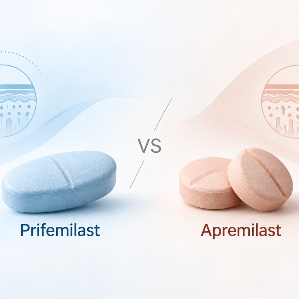Prifemilast versus apremilast in a Phase 3 clinical trial for moderate-to-severe plaque psoriasis