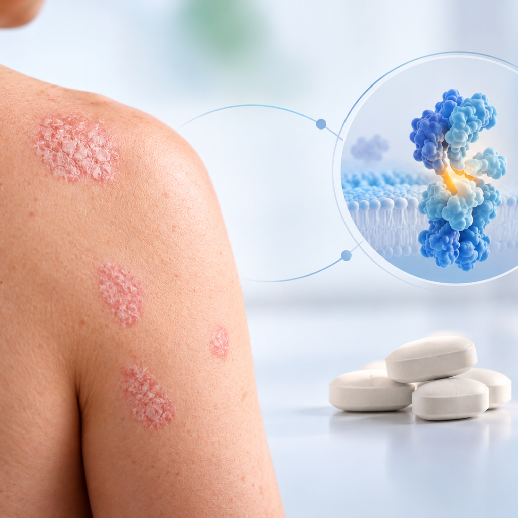 Envudeucitinib achieved a 54% PASI 100 response rate at Week 48 in Alumis's Phase 3 plaque psoriasis program.