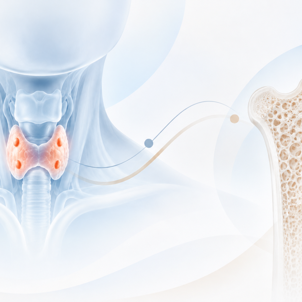 Illustration depicting encaleret acting as an allosteric CaSR antagonist to restore endogenous parathyroid hormone (PTH) secretion in ADH1.