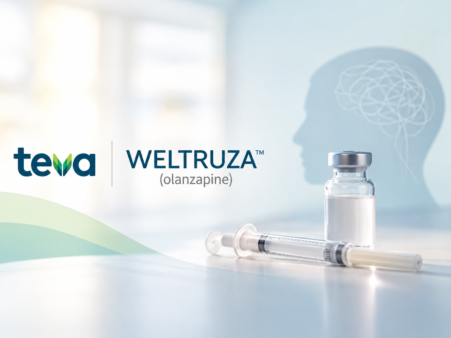 Teva WELTRUZA once-monthly subcutaneous olanzapine injection approved by FDA for adults with schizophrenia