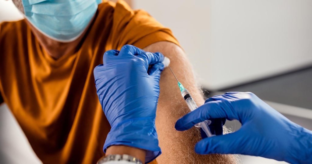 Illustration of the Bexsero meningococcal group B vaccine highlighting GSK's EMA submission for a single-dose booster in individuals vaccinated during infancy.