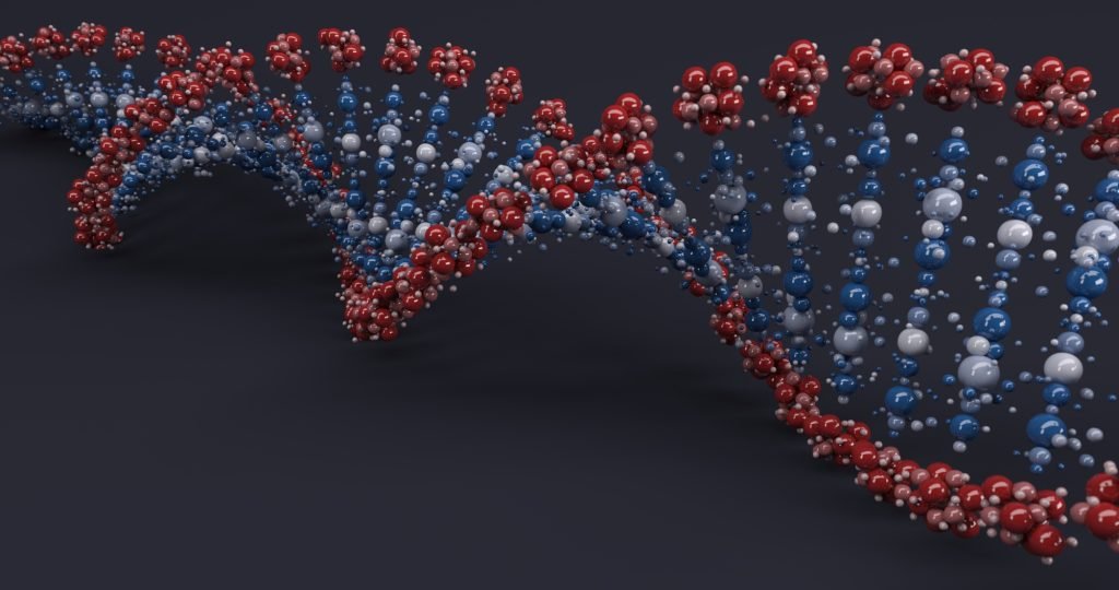 Illustration of antisense oligonucleotide therapy targeting the RNU4-2 gene mutation associated with ReNU syndrome through the BioMarin and n-Lorem collaboration.
