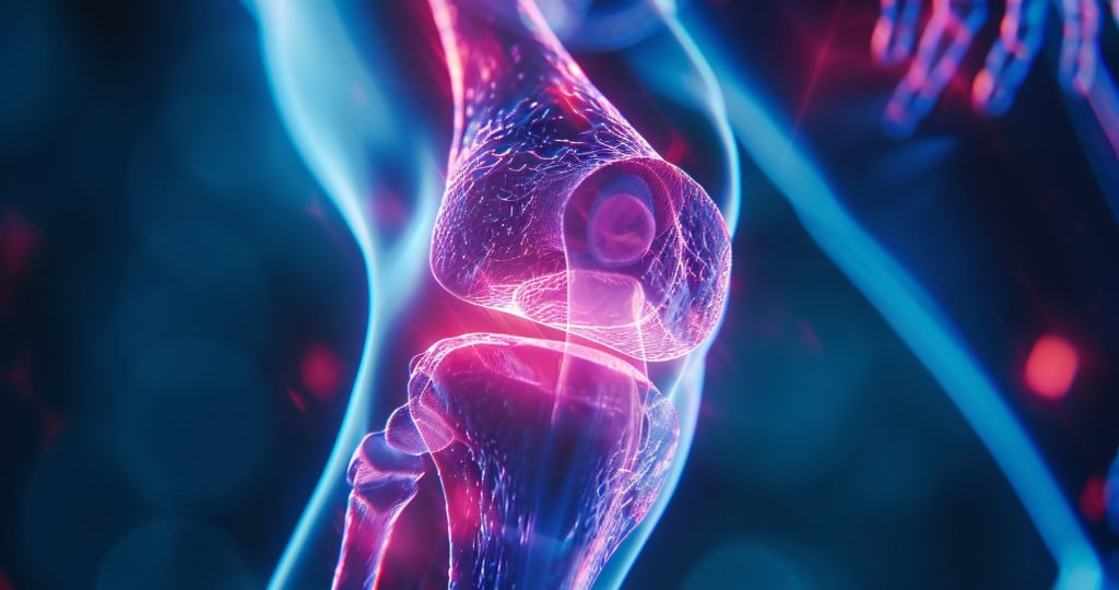 Illustration of TG-C investigational cell and gene therapy administered as an intra-articular injection for knee osteoarthritis in a Phase 3 clinical trial.