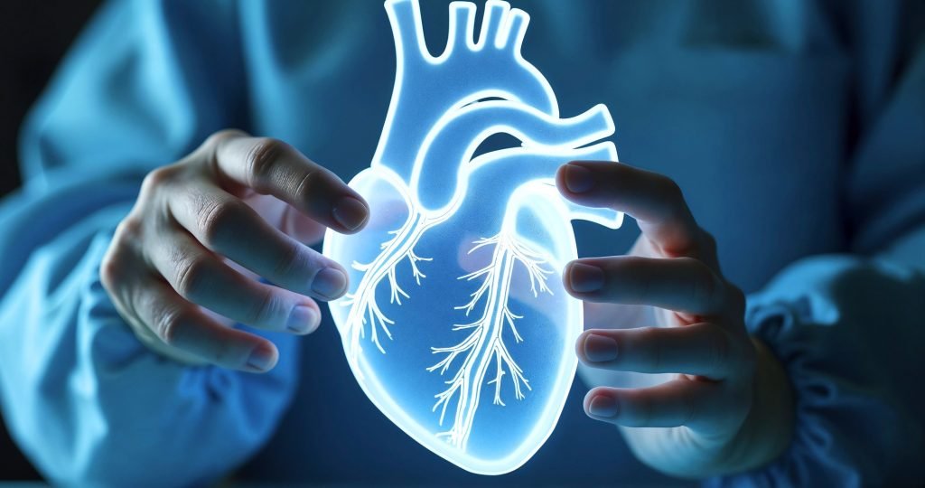 Illustration of HTX-001 antisense oligonucleotide therapy targeting cardiac fibrosis after FDA Fast Track designation for symptomatic nonobstructive hypertrophic cardiomyopathy