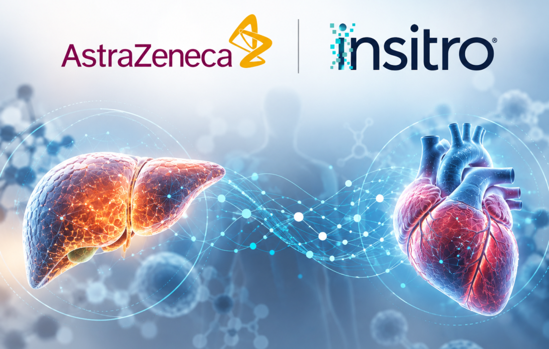 AstraZeneca and insitro AI-driven drug discovery collaboration targeting MASH and cardiomyopathies.