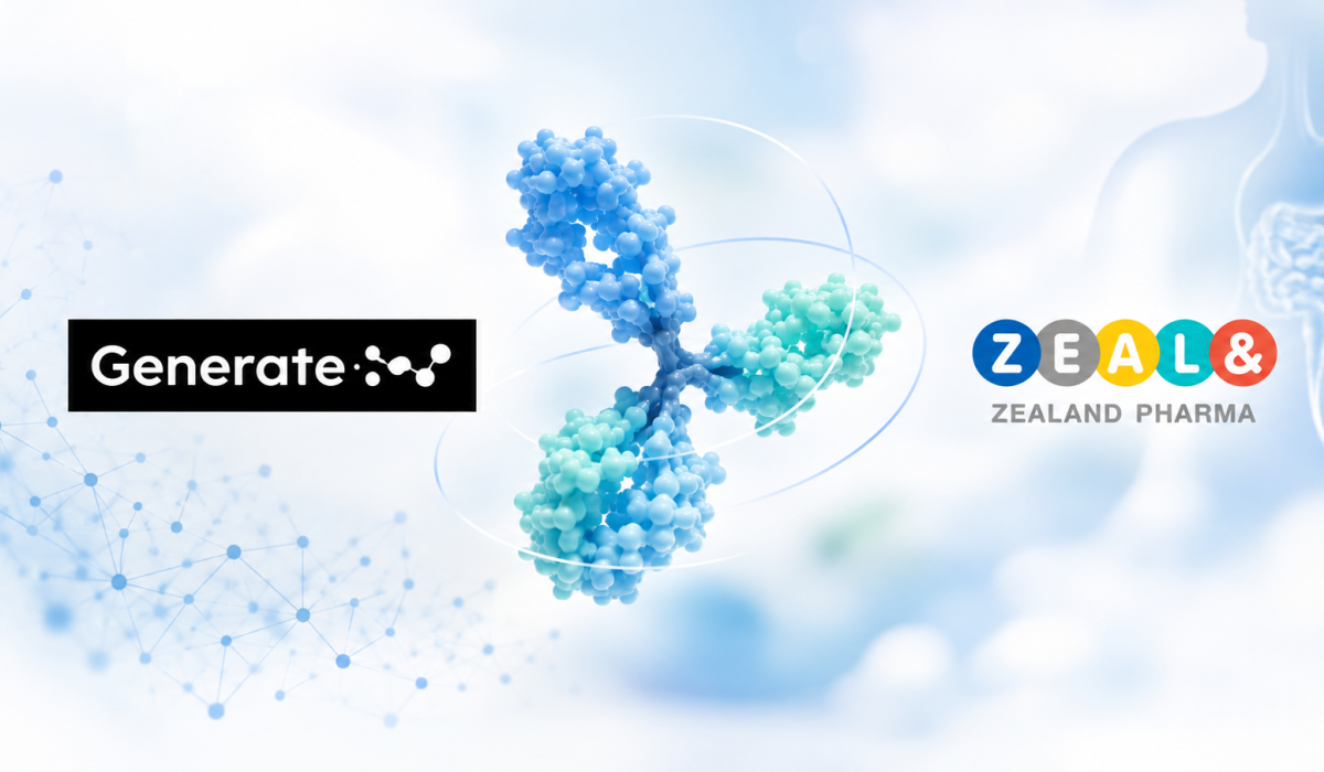 Conceptual illustration of AI-designed multispecific protein therapeutics for obesity and metabolic diseases