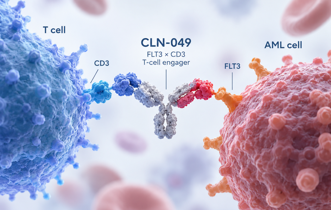 CLN-049 FLT3 CD3 T-cell engager advancing into Phase 2 study for relapsed refractory acute myeloid leukemia