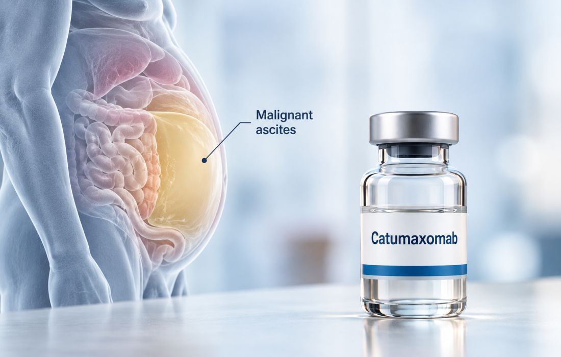 MHRA approval of catumaxomab for adults with malignant ascites