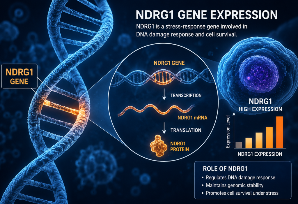 NDRG1-linked DNA repair vulnerability in colorectal cancer cells