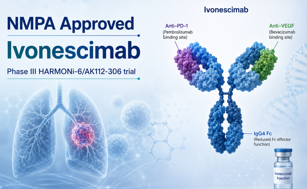 Ivonescimab plus chemotherapy receives NMPA approval for first-line advanced squamous non-small cell lung cancer