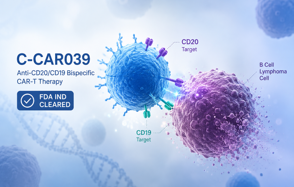 AbelZeta C-CAR039 bispecific CAR-T therapy receives FDA IND clearance for relapsed or refractory large B-cell lymphoma