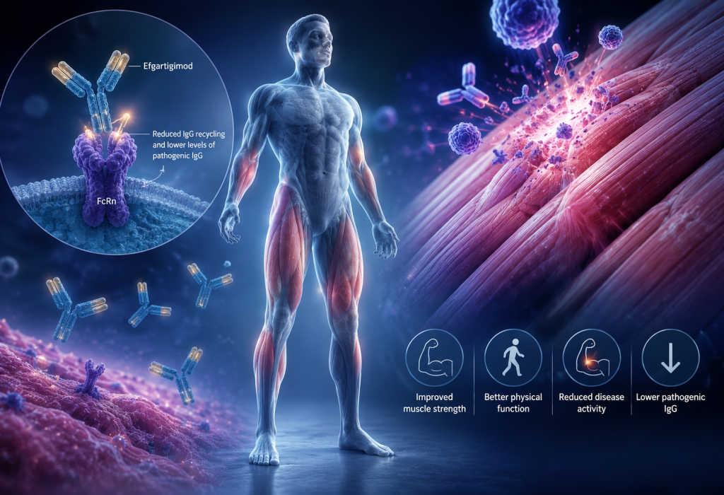 Efgartigimod Phase 3 ALKIVIA trial results in autoimmune myositis