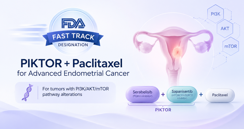 PIKTOR plus paclitaxel receives FDA Fast Track designation for advanced endometrial cancer