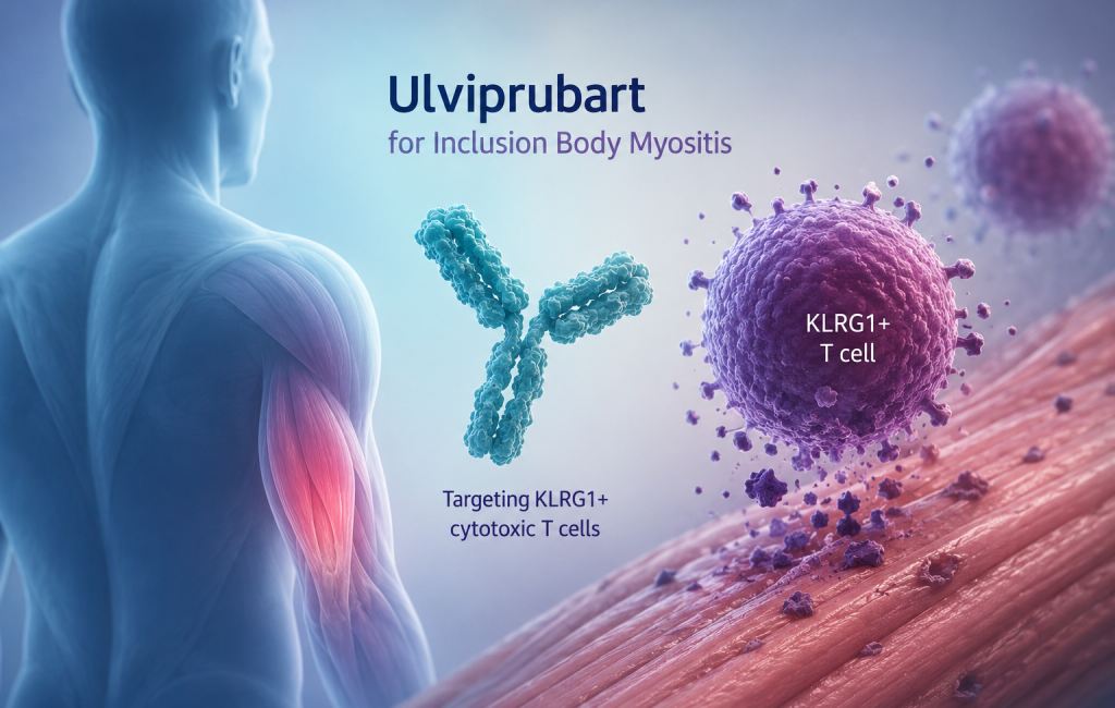 Ulviprubart mechanism of action targeting KLRG1-expressing T cells in inclusion body myositis