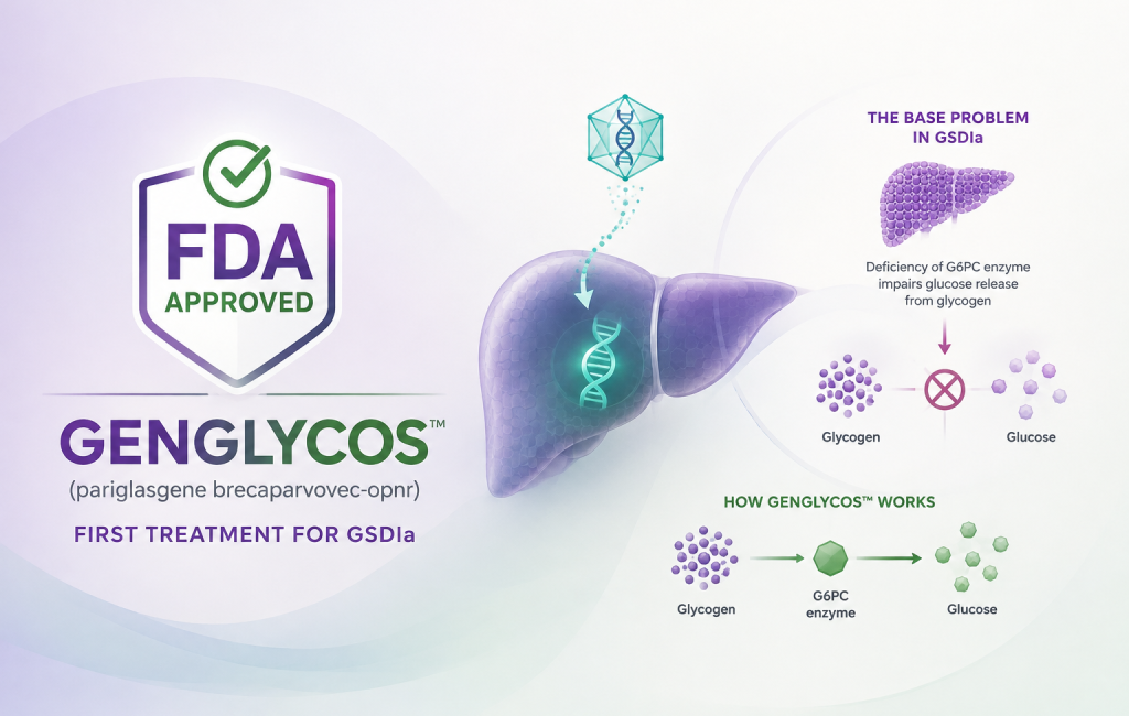 GENGLYCOS gene therapy receives FDA approval for glycogen storage disease type Ia