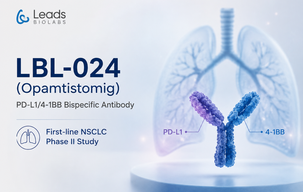 LBL-024 opamtistomig PD-L1 4-1BB bispecific antibody in first-line NSCLC