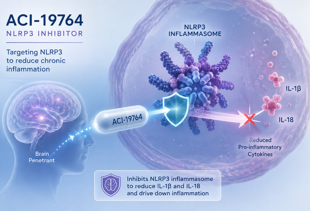 AC Immune ACI-19764 NLRP3 inflammasome inhibitor Phase 1 clinical trial