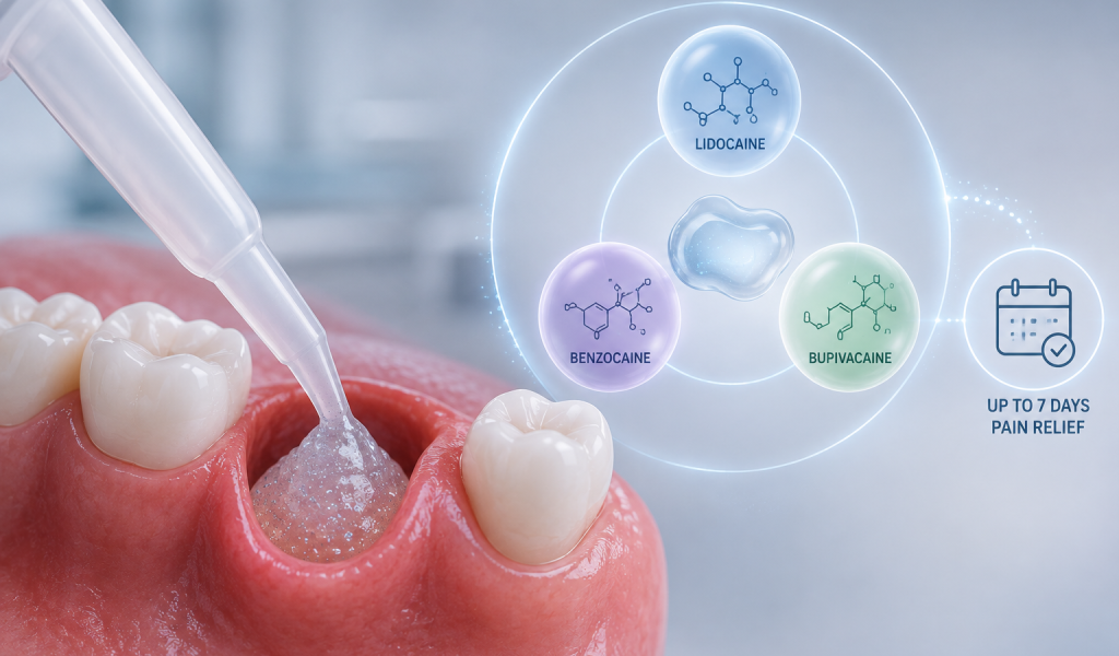 ARC-001 Gel sustained-release local anesthetic for postoperative pain after third molar surgery