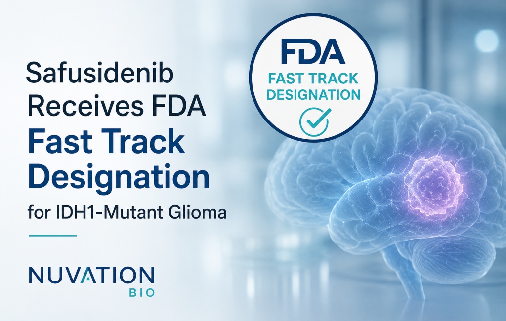 Safusidenib FDA Fast Track Designation for IDH1-mutant glioma