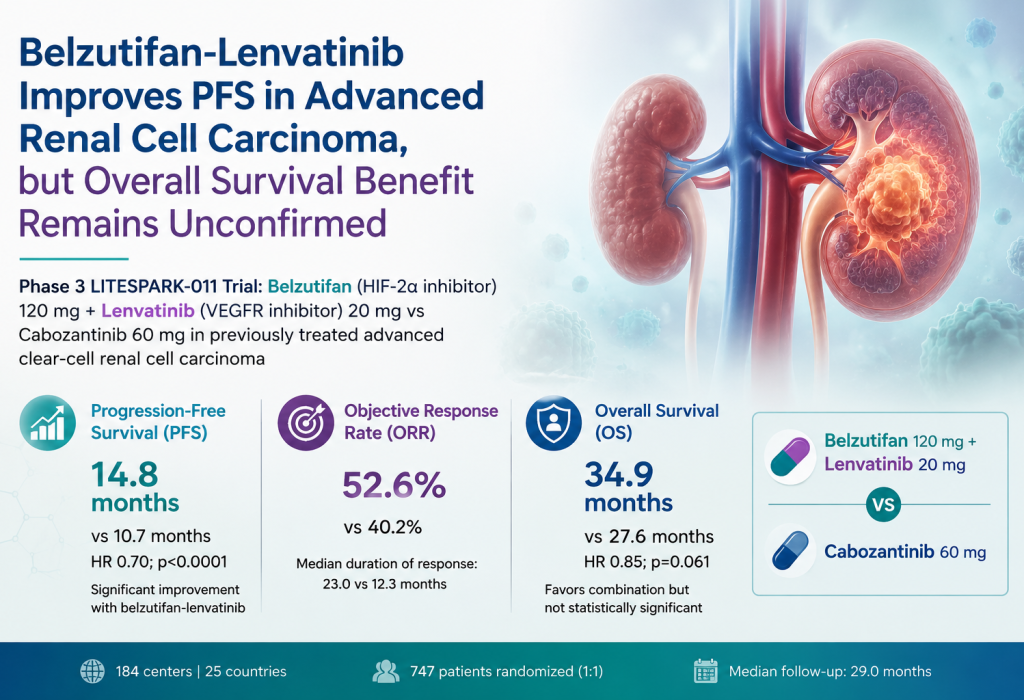 Belzutifan plus lenvatinib treatment for advanced clear-cell renal cell carcinoma