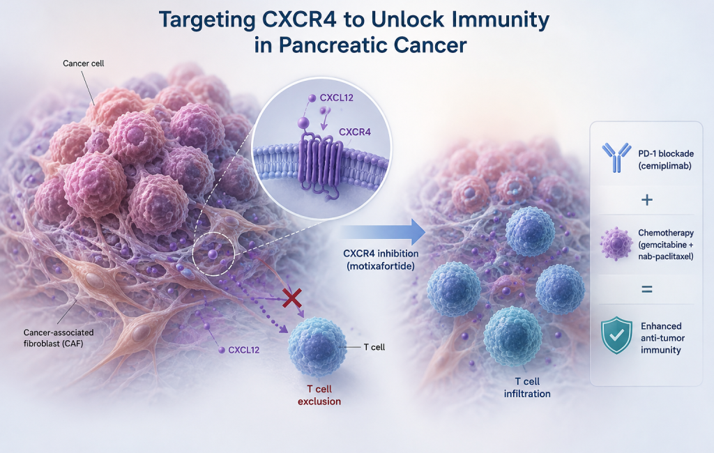 Chemo4METPANC combination of motixafortide cemiplimab gemcitabine and nab-paclitaxel in metastatic pancreatic cancer