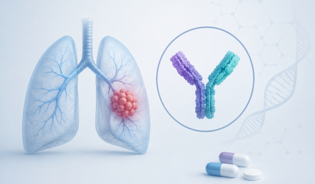 Ivonescimab plus chemotherapy improves progression-free survival in EGFR-mutated NSCLC in the Phase 3 HARMONi trial