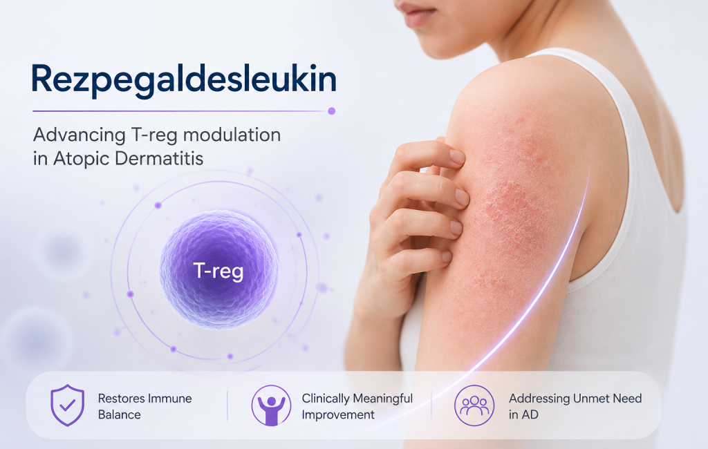 Rezpegaldesleukin Phase 2b REZOLVE-AD trial results in moderate-to-severe atopic dermatitis