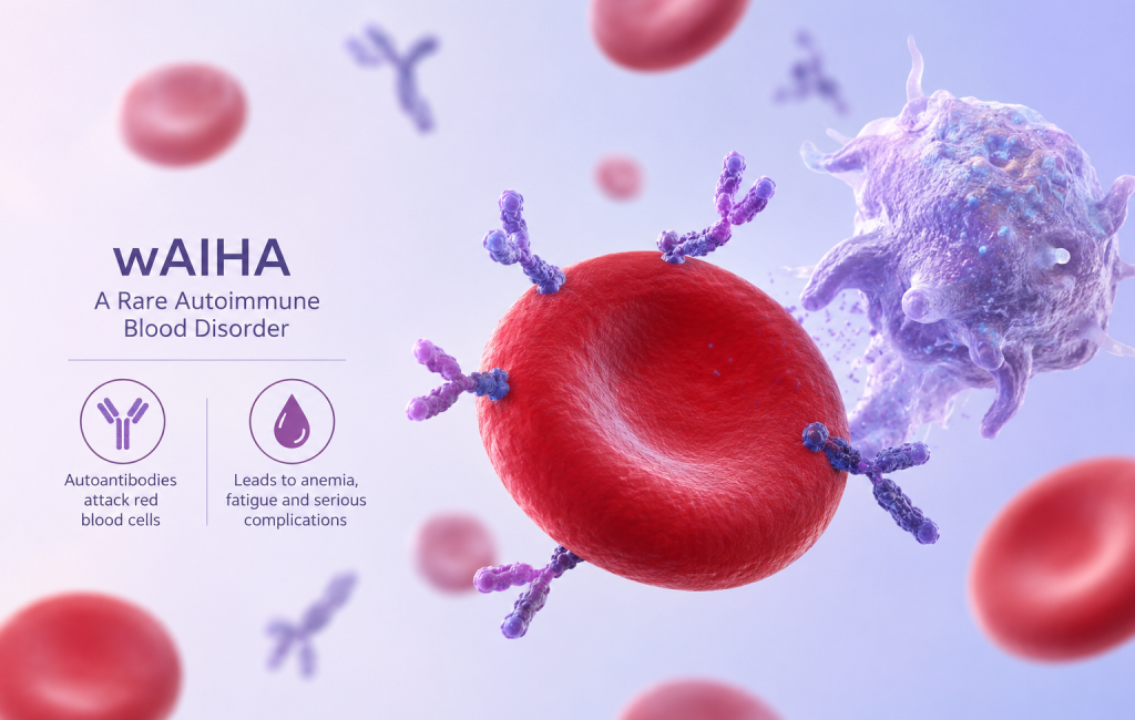 FDA approval announcement graphic for IMAAVY (nipocalimab-aahu) for warm autoimmune hemolytic anemia treatment