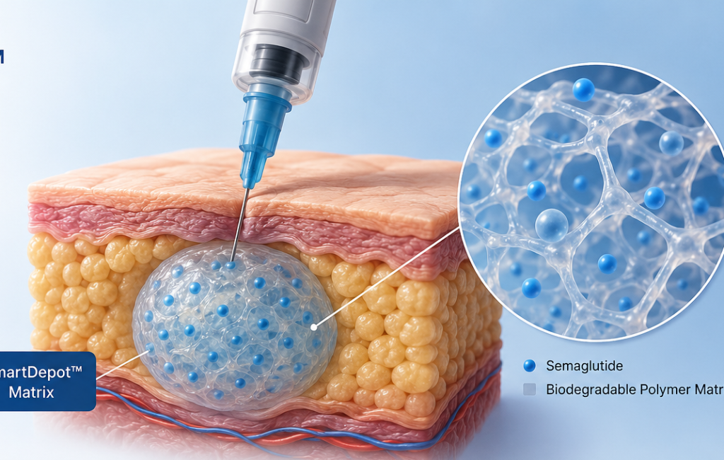 Peptron PT403 once-monthly semaglutide long-acting obesity treatment