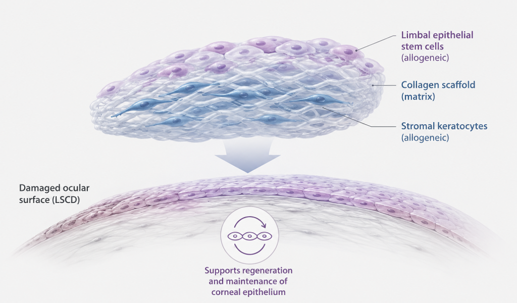 RAFT-OS tissue-engineered transplant for aniridia-related keratopathy