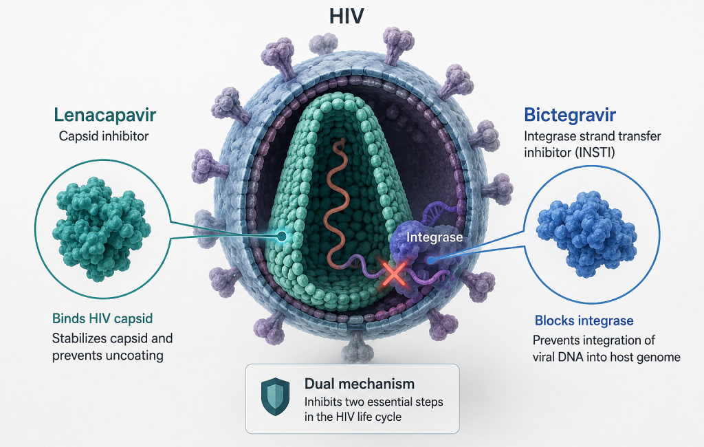 FDA approves Bixlenvo, a once-daily bictegravir and lenacapavir single-tablet regimen for virologically suppressed adults with HIV