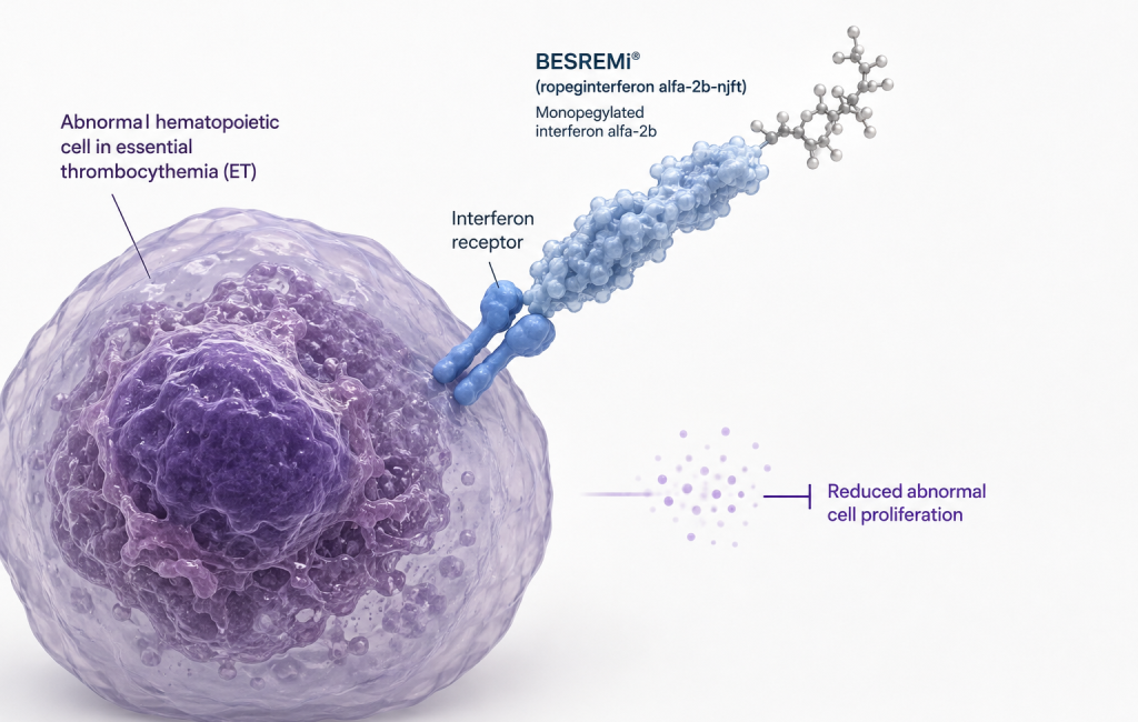 BESREMi ropeginterferon alfa-2b FDA approval for essential thrombocythemia