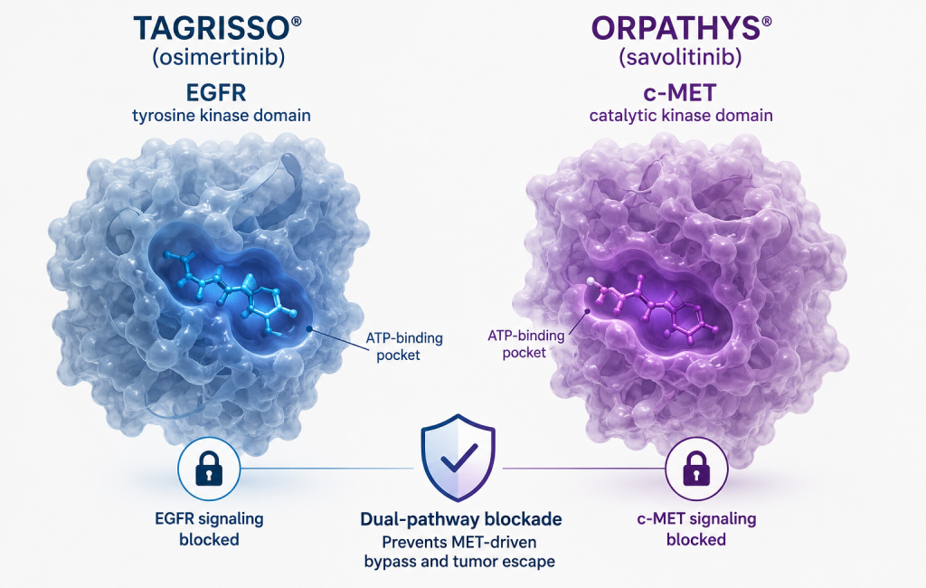 Tagrisso and Orpathys combination improves progression-free survival in first-line EGFR-mutated lung cancer