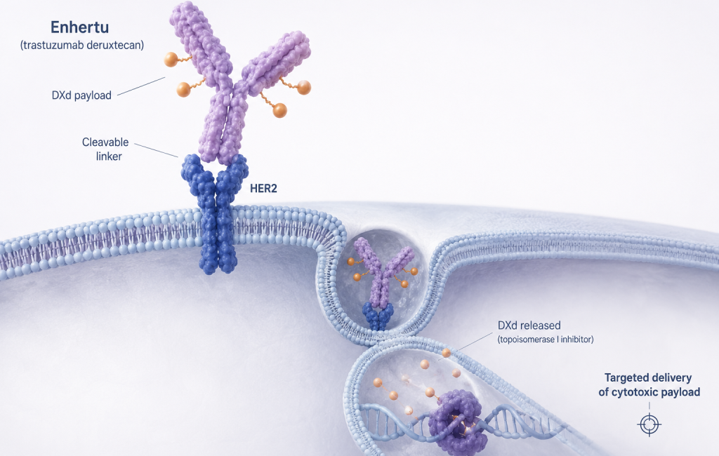 Enhertu trastuzumab deruxtecan plus pertuzumab approved in EU for HER2-positive metastatic breast cancer