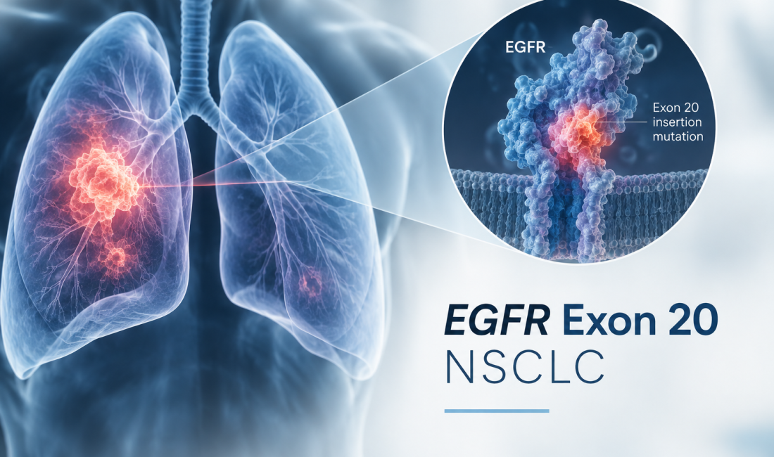 Amivantamab plus chemotherapy delivers 34.3-month median overall survival in EGFR exon 20 insertion NSCLC