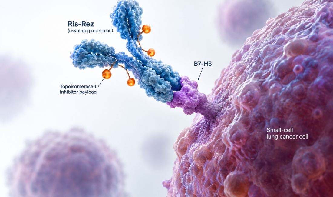 Ris-Rez antibody-drug conjugate shows overall survival benefit in relapsed small cell lung cancer