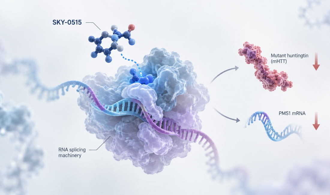 SKY-0515 shows 1.59-point cUHDRS benefit in 15-month Huntington's disease Phase 1/2 study