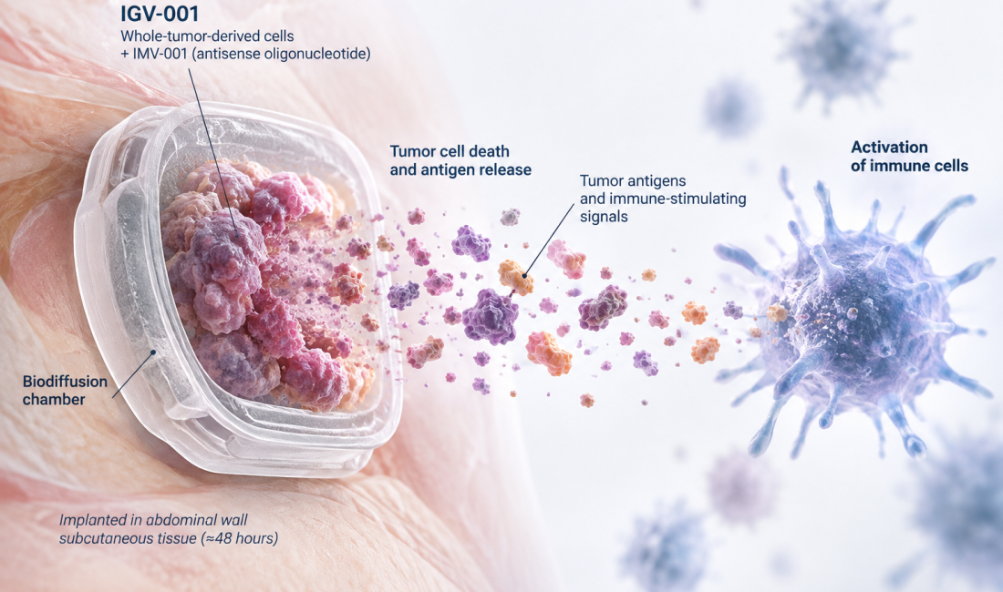 Imvax IGV-001 personalized immunotherapy for unmethylated MGMT glioblastoma