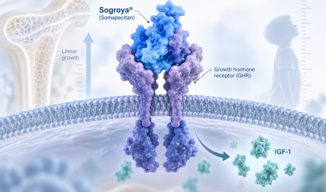 Sogroya somapacitan once-weekly growth hormone treatment for children with idiopathic short stature