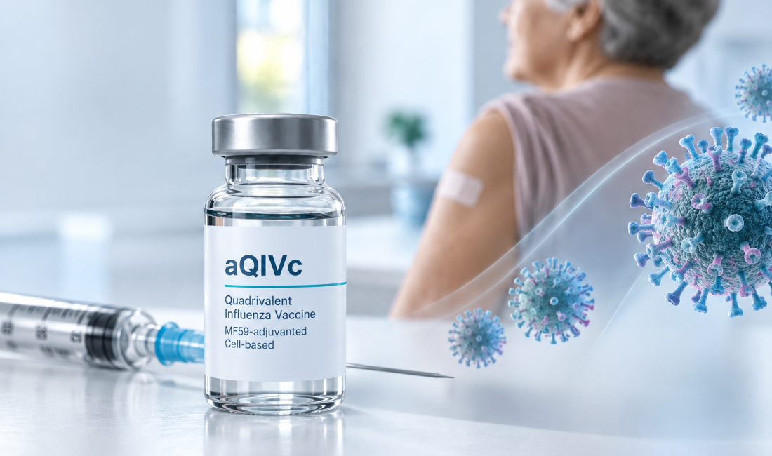 CSL Seqirus aQIVc higher-dose cell-based influenza vaccine for adults aged 50 years and older
