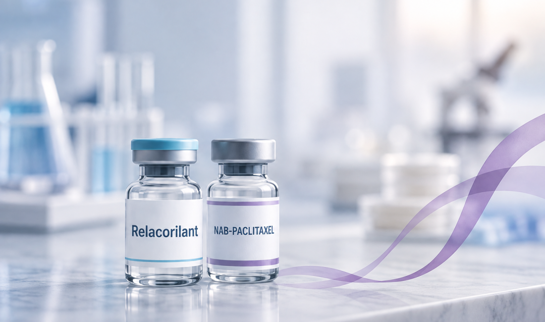Relacorilant combined with nab-paclitaxel for platinum-resistant ovarian cancer